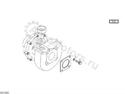 03470246 Болт Вид 1 03470246 Болт Вид 1
