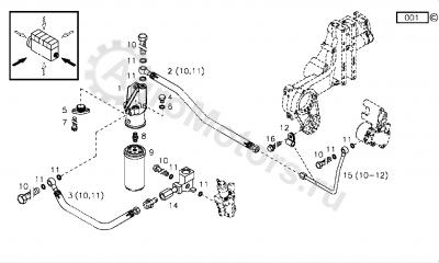 01182672 ORIGINAL DEUTZ Фильтр топливный Вид 2
