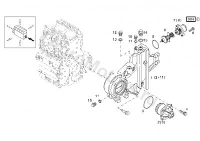02937441 Насос водяной Вид 2