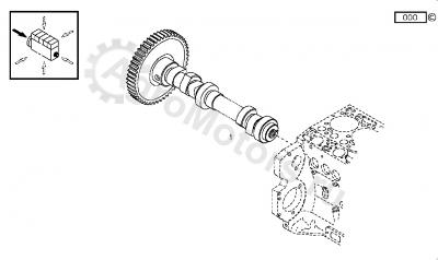 04293678 Распредвал Вид 4