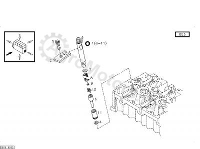 04178021 Форсунка топливная Вид 1