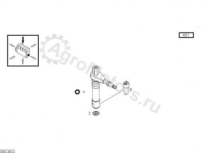04232434 Форсунка топливная Вид 2 04232434 Форсунка топливная Вид 2