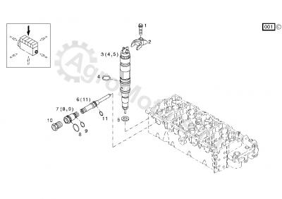 04290988 Форсунка топливная Вид 1