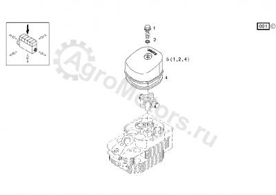 04238132 Крышка клапанная Вид 1