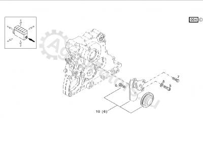 04175031 Натяжитель ремня  Вид 2