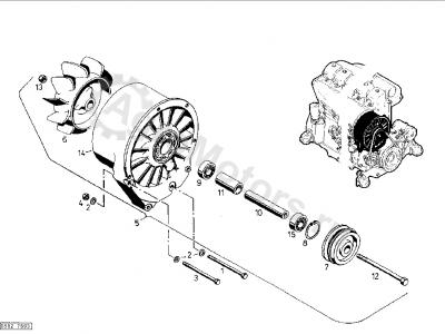 02235460 Вентилятор охлаждающий Вид 1