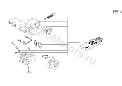 02931743 Верхний набор прокладок Вид 2