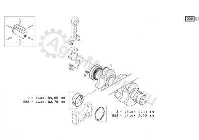 02931062 Вкладыш коренной Вид 2