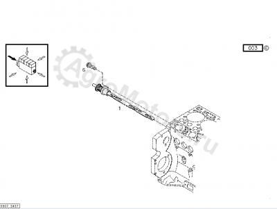 02112511 Рейка топливная Вид 1