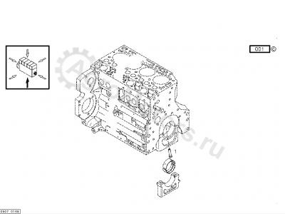 04203968 Охладитель поршня Вид 1