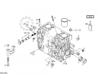 04178452 Охладитель поршня Вид 2