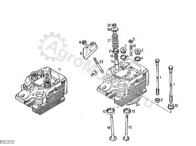 02238632 Болт Вид 1 02238632 Болт Вид 1