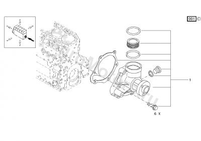02937454 Насос водяной Вид 2
